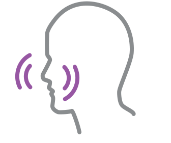 Nasal or muffled-sounding speech